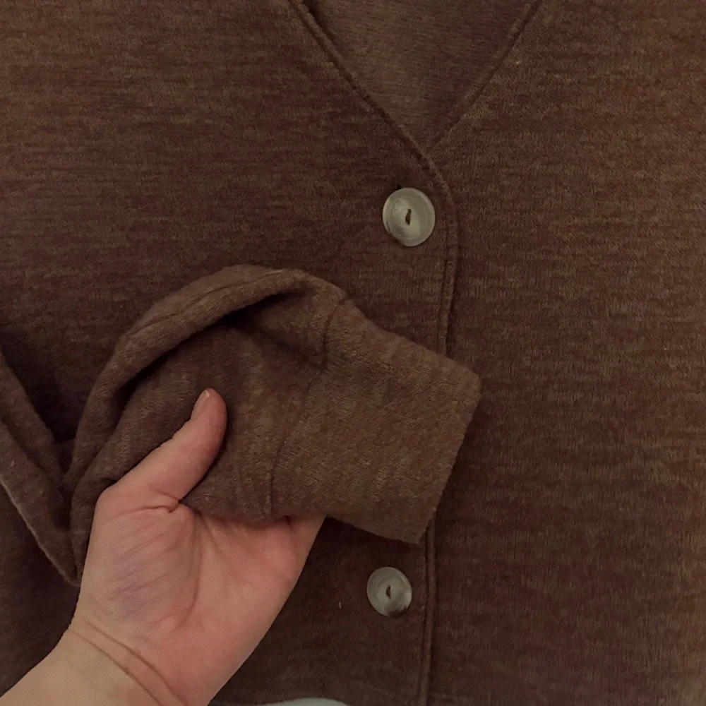 All in Favor Rust-Brown Knit Cardigan - Picture 4 of 6